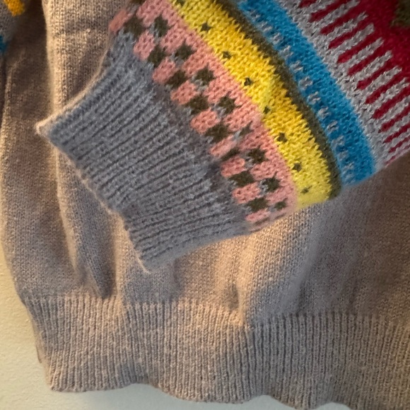 Colorful Patterned Sweater Size XL - Picture 4 of 9